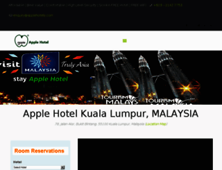 hotelapple.com screenshot