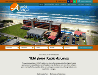 hotelaraca.com.br screenshot