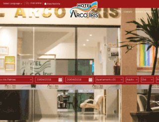 hotelarcoirispalmas.com.br screenshot