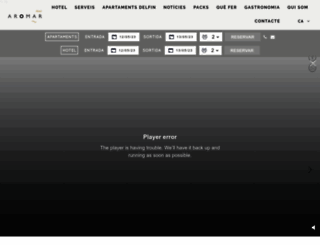 hotelaromar.com screenshot