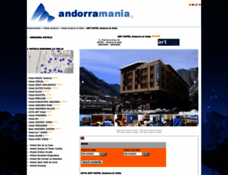 hotelarthotel.andorramania.com screenshot