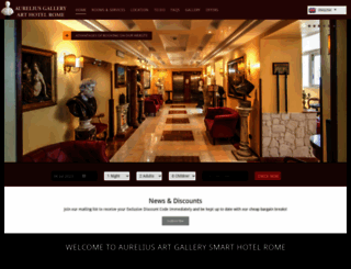 hotelaurelius.com screenshot