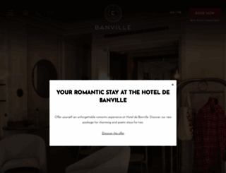 hotelbanville.fr screenshot