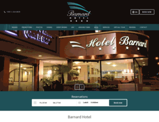 hotelbarnard.com.ec screenshot