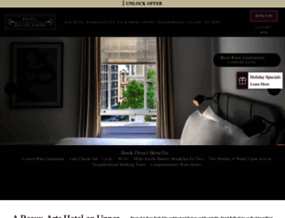 hotelbelleclaire.com screenshot