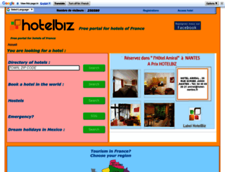 hotelbiz.fr screenshot