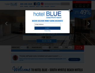hotelbluemb.com screenshot