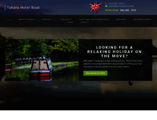 hotelboat.co.uk screenshot