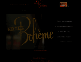 hotelboheme.com screenshot