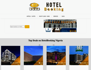 hotelbooking.com.ng screenshot