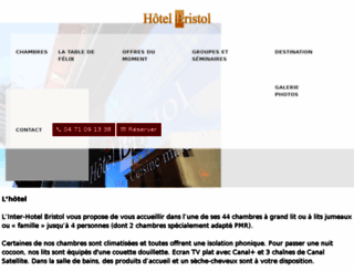 hotelbristol-lepuy.com screenshot