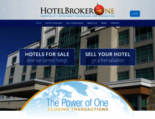 hotelbrokerone.com screenshot