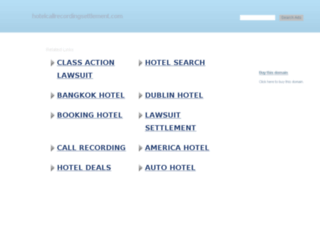hotelcallrecordingsettlement.com screenshot