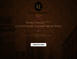 hotelcapital.sk screenshot