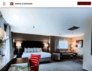 hotelcapstone.com screenshot