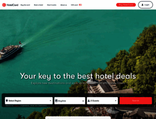 hotelcard.com screenshot