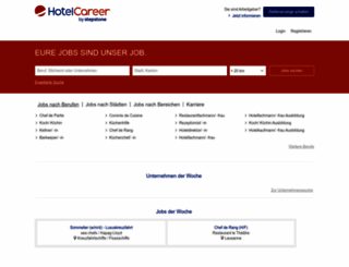 hotelcareer.ch screenshot