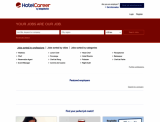 hotelcareer.com screenshot