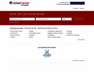 hotelcareer.fr screenshot