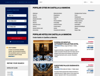 hotelcastillalamancha.com screenshot
