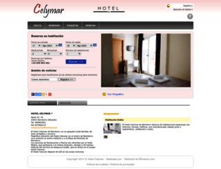 hotelcelymar.com screenshot