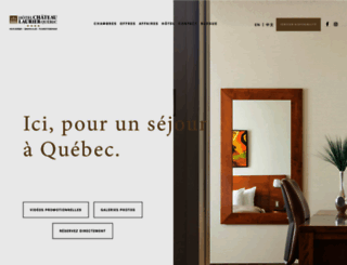 hotelchateaulaurier.com screenshot