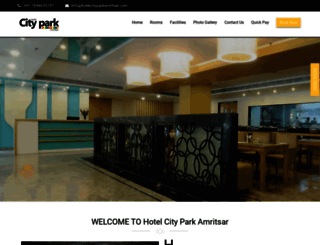hotelcityparkamritsar.com screenshot