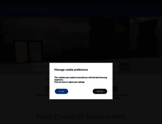 hotelciudadnavalcarnero.com screenshot