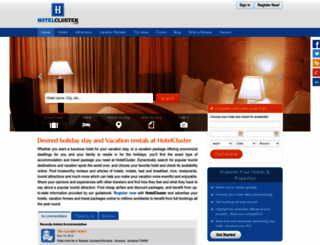 hotelcluster.com screenshot