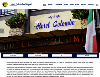 hotelcolombonapoli.it screenshot