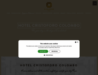 hotelcolomboroma.it screenshot