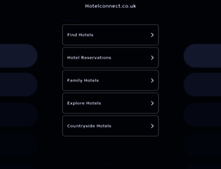 hotelconnect.co.uk screenshot