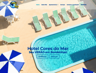 hotelcoresdomar.com.br screenshot