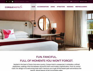 hotelcorque.com screenshot