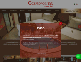 hotelcosmopolitan.com.br screenshot