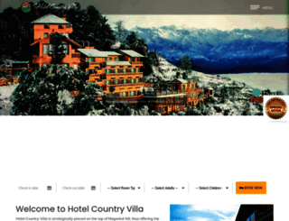 hotelcountryvilla.com screenshot