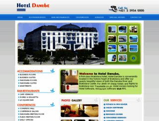 hoteldanube.com screenshot