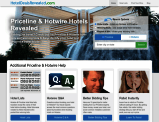 hoteldealsrevealed.com screenshot