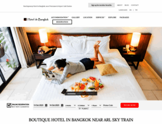 hoteldebangkok.com screenshot