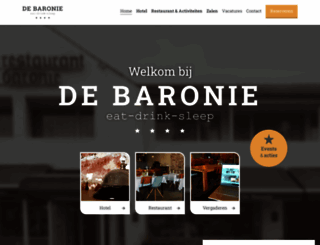 hoteldebaronie.nl screenshot