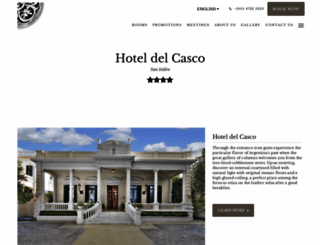 hoteldelcasco.com.ar screenshot
