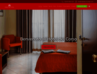 hoteldelcorsomilan.com screenshot
