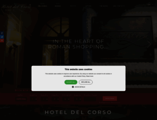 hoteldelcorsoroma.com screenshot
