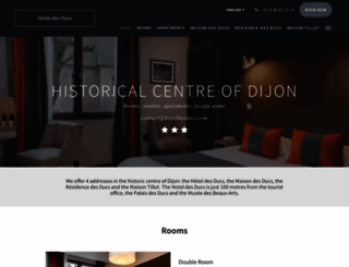 hoteldesducs.com screenshot