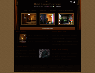 hoteldomusmearome.com screenshot