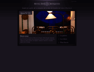 hoteldongierantiquites.fr screenshot