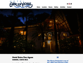 hoteldosaguas.com screenshot