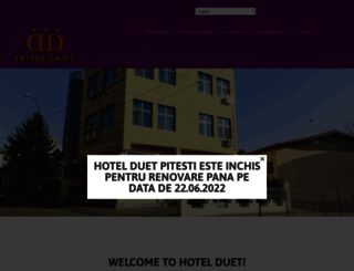 hotelduet.ro screenshot
