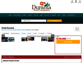 hotelduranta.com screenshot