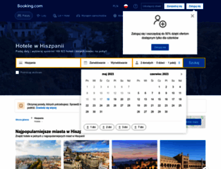 hotele.hiszpania.com.pl screenshot